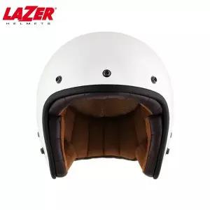 LAZER 레이저 맘보 클래식 오픈페이스 오토바이 헬멧 아시안핏 화이트