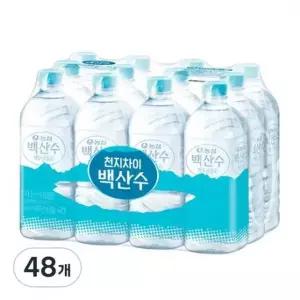 백산수 무라벨, 1L, 48개 one option