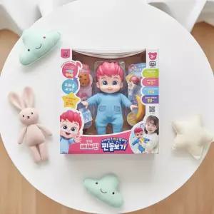 핑크퐁 베베핀 핀돌보기 인형 장난감 동요 말하는 역할놀이 유아 노래하는 정서발달 크리스마스
