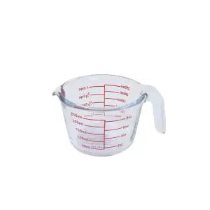 페르비타 내열유리 계량컵 250ml 눈금 용량 비커 유리계량컵 베이킹