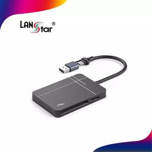 랜스타 LS-UHS2SR 초고속 카드 리더기 SD MS CF USB A/C 블랙박스 확인