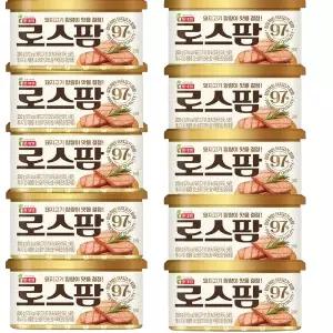 [롯데웰푸드](롯데햄) 로스팜97 200g(10캔) 압도적인 돼지고기함량