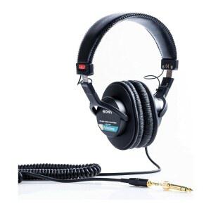 소니 MDR7506 프로페셔널 대형 다이어프램 헤드폰(국제 모델) 보증 없음