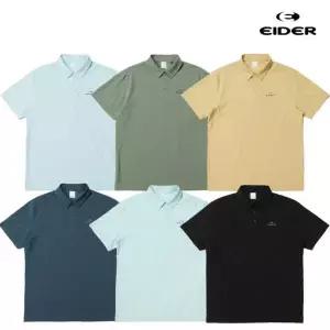 아이더 냉감 베이직한 레귤러핏 온더락 베가 남성 우븐 반팔폴로티셔츠 DMM24218 167497