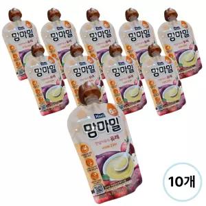 맘마밀 이유식 퓨레 사과와고구마 100g 10팩 (6개월)
