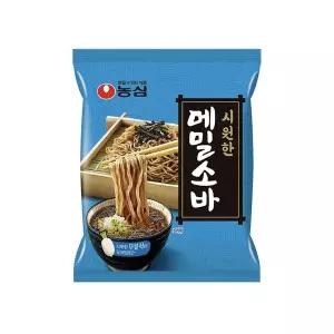 농심 메밀소바 127g x 20개