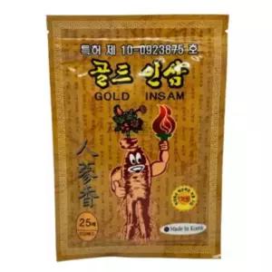 [하프클럽/알티피아]골드인삼 겅강 패드 25매입 붙이는 찜질 패치 1개