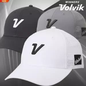 26 볼빅 VBFB V 로고 자수 포인트 타공 볼캡 모자 화이트