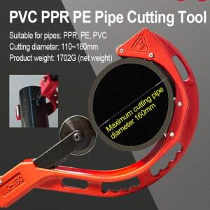 롤러 유형 스테인레스 스틸 PVC PE 파이 커터 튜브 110 금속 가위 200MM PP