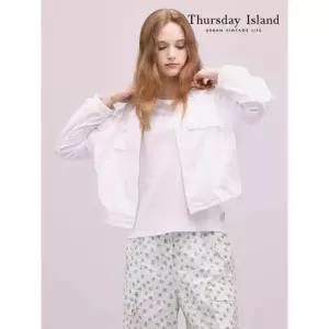 써스데이아일랜드Thursday Island 라운드넥 스트링 집업 점퍼T244MJP236W 1096794