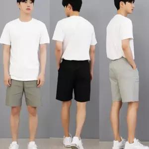 플렉스 반바지 남자바지 빅사이즈 여름 면 린넨 바지 팬츠