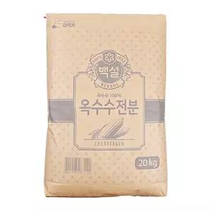 옥수수전분20kg/백설