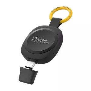 내셔널지오그래픽 휴대용 스마트워치 USB 무선 충전 패드 애플 갤럭시 워치 호환