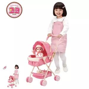 장난감 코코 인형유모차 아기 돌보기 바구니 엄마놀이