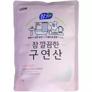 청소세제 참그린 참깔끔한 구연산 LION 1kg