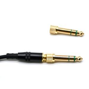 3.5mm ~ 오디오 잭 어댑터 SONY호환 V700 MDR 7506 V6v7 헤드폰 용 금속 플러그 링커