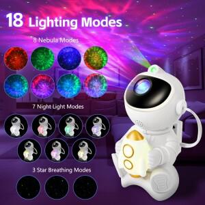 무드등 줄조명 인테리어 간접 LED 무선 조명등 수면 우주빔 램프 스탠드 우주 비행사 LED 스타 프로젝터 야