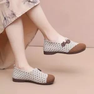 77ang 시니어신발 여성단화 여름신발 발편한슬립온