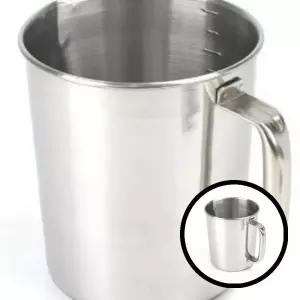 눈금컵 비이커 1L 스텐 1000ml 계량컵 비커 컵 계량 용기 TLj00710