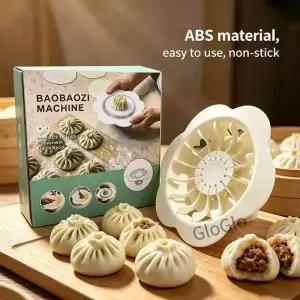 수동 만두빵 제조기 도구 등급 ABS 퀵 바오즈 몰더 논스틱 DIY 페이스트리 제조 몰드 주방 가정용