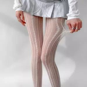 케이블 패턴 소프트 그물 레이스 망사 팬티스타킹여성 패션