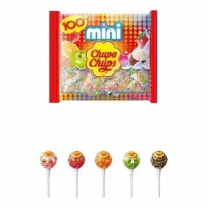 ( )미니 츄파 춥스 100개 차량캔디 차량사탕 막대사탕 대용량캔디 후식사탕