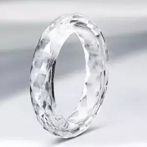 에메 주얼리 랩 그로운 화이트 사파이어 반지 일상 착용에 적합합니다.