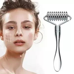 페이스 롤러 마사지 넥 트 마사저 안티 파우치 다크 서클 얼굴 주름 제거 개선