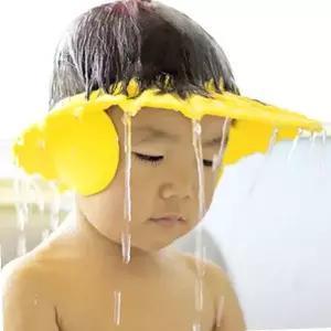 베이비 샴푸캡 귀마개 목욕용품 물막이 아기 머리감기 안전한 조절가능 실리콘