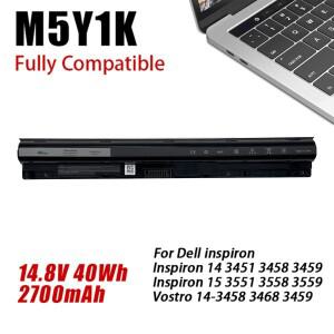 M5Y1K 40Wh 노트북 배터리 Dell piron 3451 5558 14 15 3000 V-ostro WKRJ2 K185W GXVJ3 453-BBBQ 용