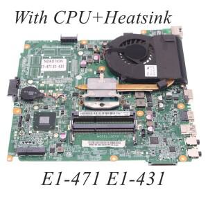 ACER Aspire E1-471 노트북 마더보드 NBV7B11001 CPU + 방열판 팬 포함