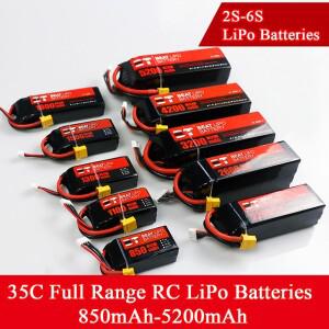 35C 리포 배터리 2S 3S 850mAh-5200mAh XT60 플매트 카펫 러그 FPV 레이싱 드론 RC 쿼드콥터 비행기용 고방