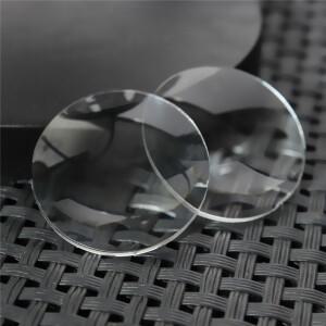 구글 카드보드 박스용 양면 볼록 투명 렌즈  유리 3D VR 안경  확대 초점 길이 45mm  직경 10 개