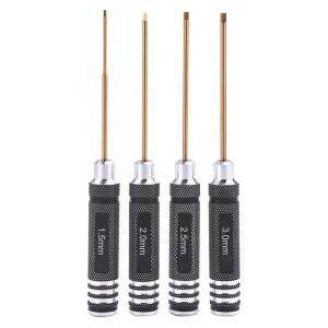 헥스 스크류 드라이버 세트 1.5mm 육각 공구 키트 FPV 레이싱 드론 헬리콥터 비행기 자동차 보트 RC 부품용