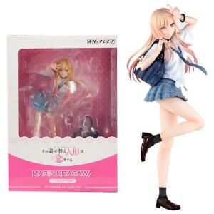 애니메이션 마이 원피스 업 달링 키타가와 마린 피규어 교복 스탠딩 모델   아동용 PVC 액션 28cm