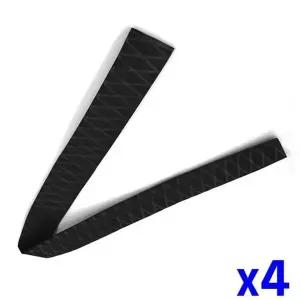 열수축 튜브 낚시대 손잡이 큐대 라켓 커버 블랙 28mm x4개-WFPJK43