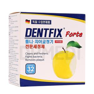 덴트픽스 32정 1개 틀이 틀니 세정제 세척제 소독제