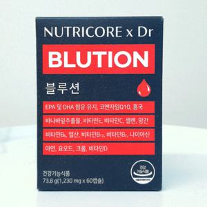 뉴트리코어 x Dr 블루션 1230mg x 60캡슐 블러딕스