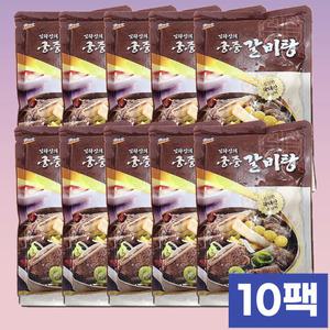 김하진의 궁중 갈비탕 특제 레시피 국내산  소갈비 700g 10팩