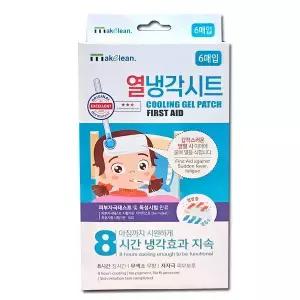 메이클린 열냉각시트 6매입/열내림시트 쿨패치 어린이열패치 쿨링 임박상품