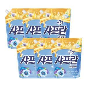 [샤프란] 샤프란 섬유유연제 프레쉬아로마 2.1L x 6개