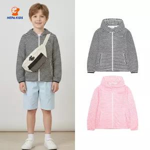 NEPA KIDS 네파키즈 공용 스트라이프 라이트 자켓 KJD0609