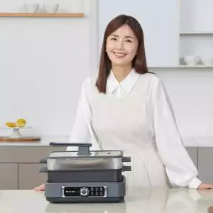 [마이어] 3 in 1 멀티쿠커 (전골팬+그릴팬+찜기) GP-001