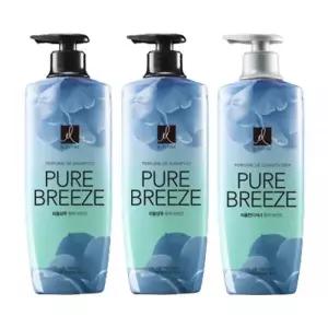 엘라스틴 퍼퓸 퓨어브리즈 샴푸 600ml 2개 + 컨디셔너 1개