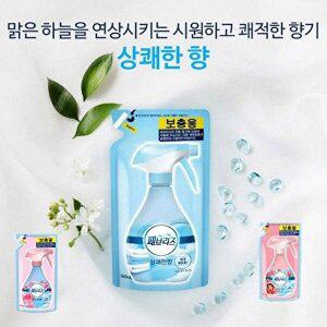 [셀러허브 1]P 상쾌한향 G 320ml 페브리즈 보충용 은은한 다우니향 탈취제 섬유탈취제 페브리지