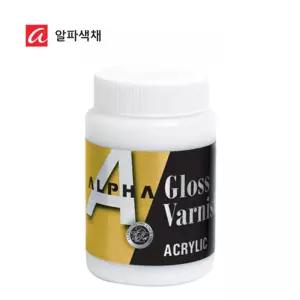 알파 그로스바니쉬 250ml/아크릴/그림/아크릴화/칼라/화방/수업/실습/놀이/실기/작품/작화/물감/미술/용품