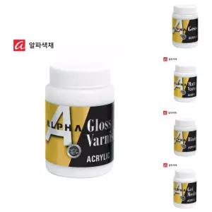 알파 그로스바니쉬 250ml/아크릴보조제/아크릴/그림/보조제/나무판/벽돌/나무/석고/바니쉬/천표면/벽면