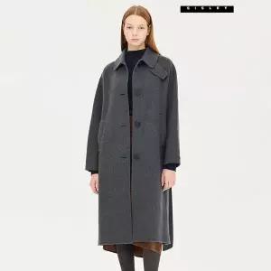 [시슬리] 스텔라 싱글 벨티드 롱 코트 SACTD1561