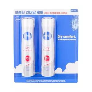 니베아 데오드란트 드라이콤포트 스프레이 200ml 2ea