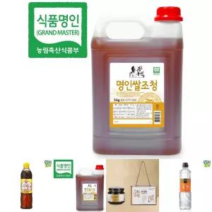 (두레촌) 명인 쌀조청 5kg 식품명인 강봉석/황물엿/조청엿/물엿/업소용/대용량/가정용/쌀엿/무침용/볶음요